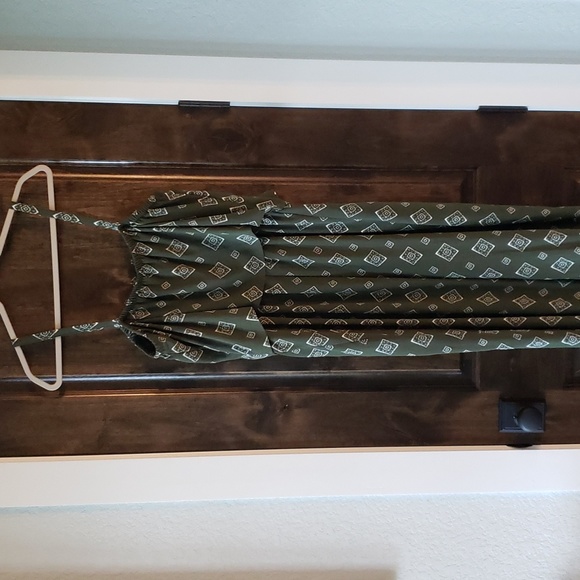 Flowy Boho Flare Leg Sleeveless Spaghetti Strap Full Length Romper Jumpsuit - Picture 9 of 10